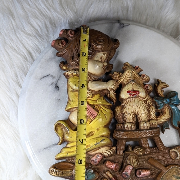 Sexton Wall Decor Sexton Vintage Retro Cast Metal Wall Plaque Girl